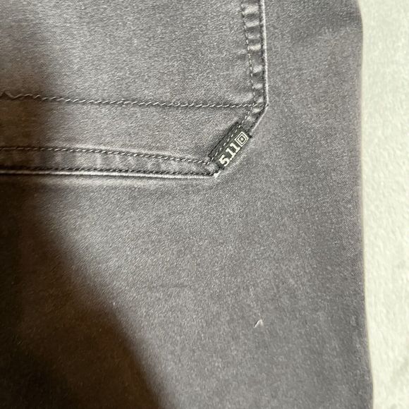 511 Tactical Jeans Mens 38x25 Gray Defender Flex Stretch Straight Utility Jeans - Picture 8 of 12